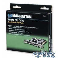 SERIAL PCI CARD MANHATTAN 2 PUERTOS DB9