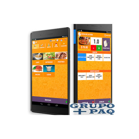 Tableta de 7" Android con 2 RAM Lenovo con Softrestaurant Movil Todo en Uno comandera Movil + Menu Digital