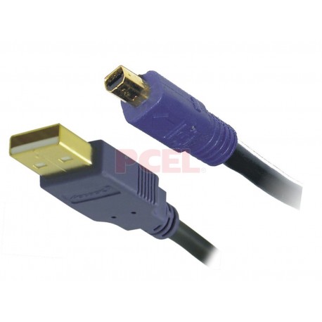 Cable USB Acteck de Tipo A a Mini USB tipo B, 1.8mts