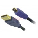 Cable USB Acteck de Tipo A a Mini USB tipo B, 1.8mts